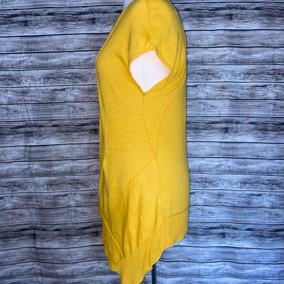 EILEEN FISHER Asymmetric Women Short Sleeve Top M - Picture 5 of 9